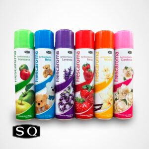 Spray frescaroma con diferentes aromas