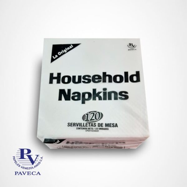 servilletas de mesa Household Napkins blancas