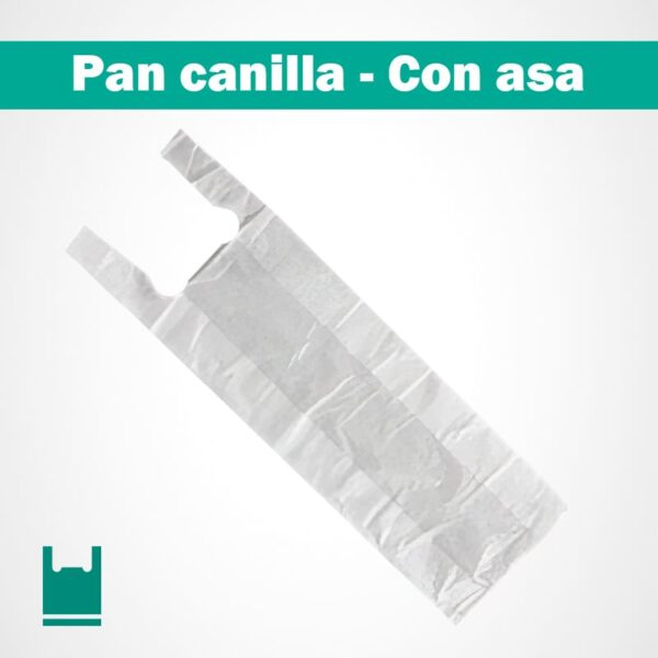 Bolsa para pan canilla con asa