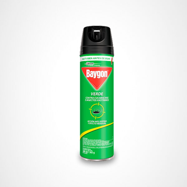 Baygon envase pote verde contra cucarachas e insectos rastreros spray de 360cm3