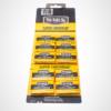 display de hojillas schick super chromium de doble filo 10 cajas con 3 unidades cada una